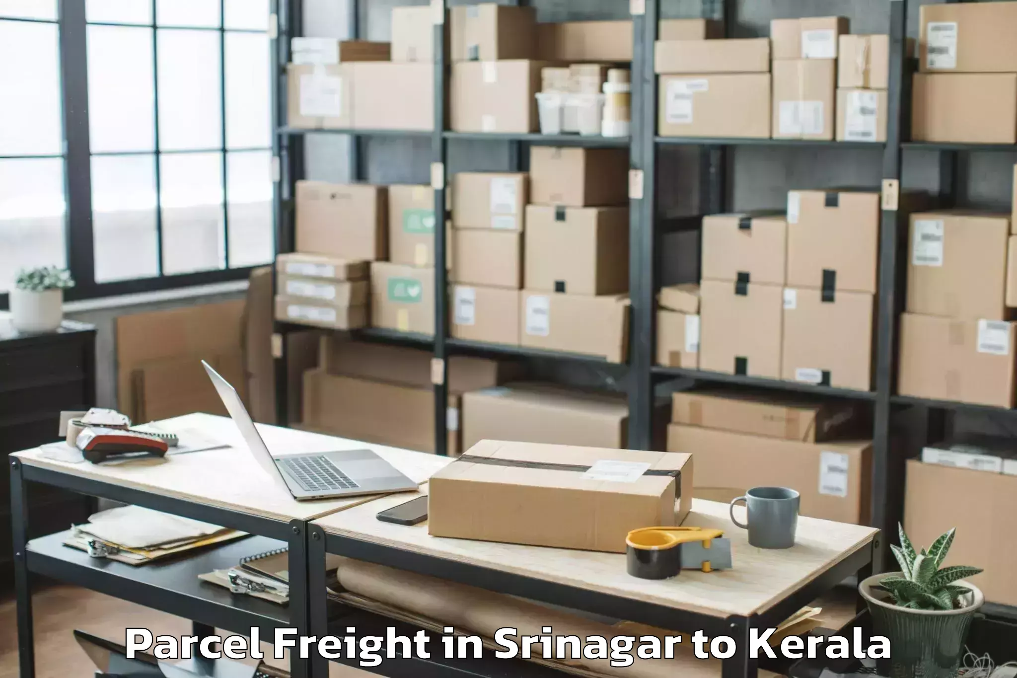 Easy Srinagar to Kalady Parcel Freight Booking